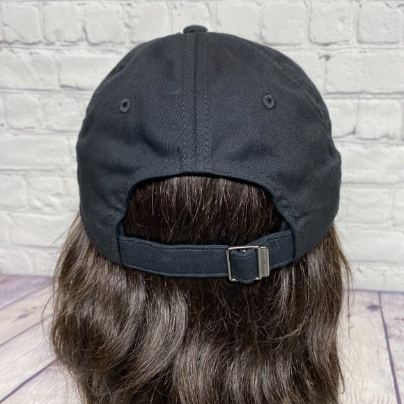 UNDER ARMOUR UA Dad Hat Women's Cap Strap Back Black OSFA Stretch Embroidered - Picture 3 of 12